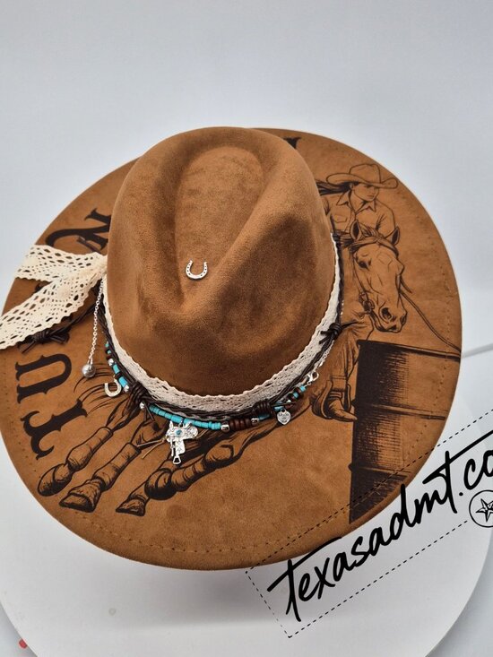 Turn N Burn – Custom Engraved Western Hat main image 2